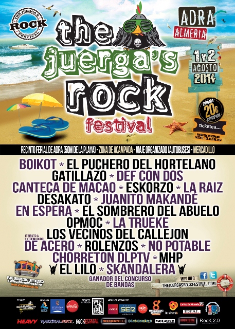 Cartel The Juergas Rock Festival 2014