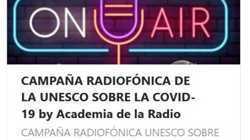 Unesco y Candil Radio, campaña informacion