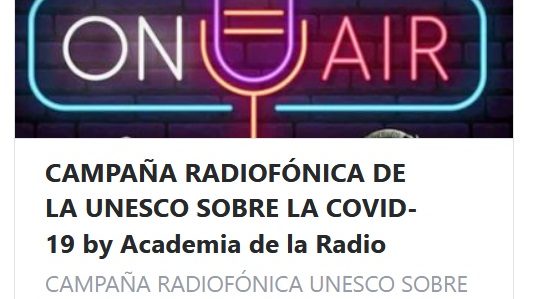 Unesco y Candil Radio, campaña informacion