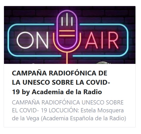 Unesco y Candil Radio, campaña informacion