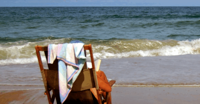 leer en la playa