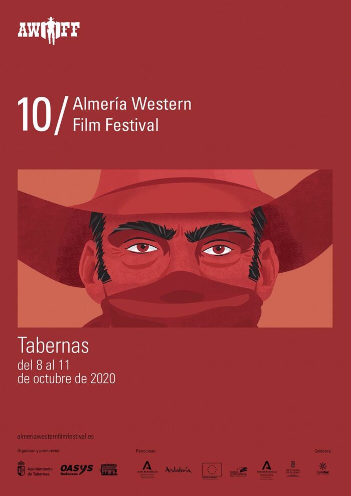 Almería.- Coronavirus.- Un vaquero protegido ante el covid-19, imagen del décimo Almería Western Film Festival