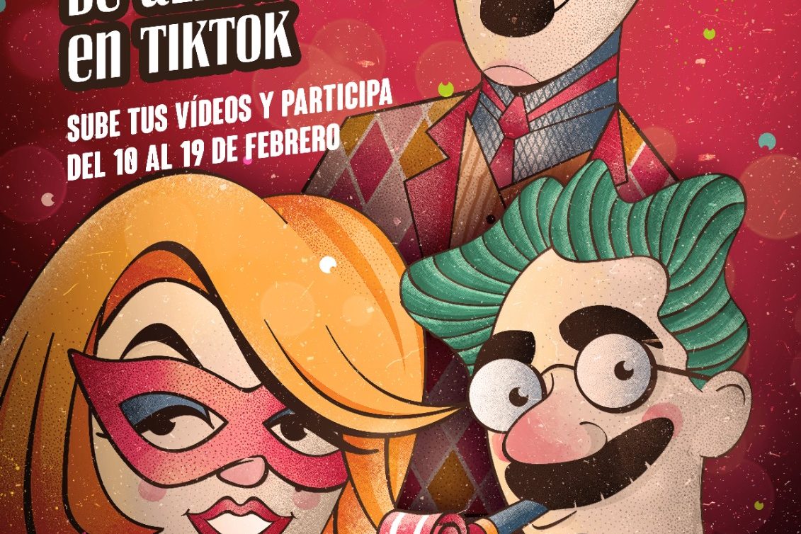Cartel concurso Carnavales Tik Tok