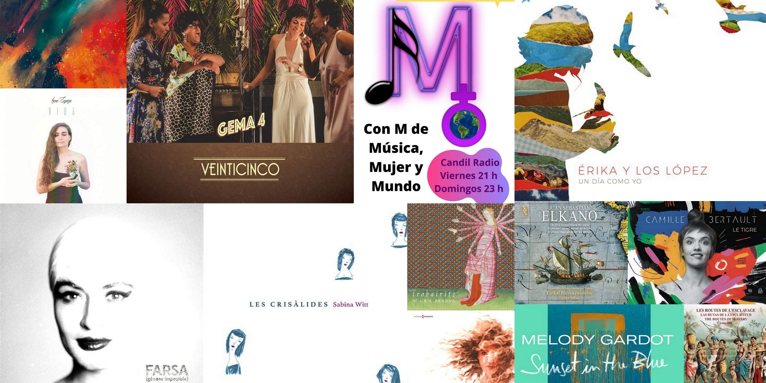 FOTOS CON M 140 DISCOS Con M de Mujer 140