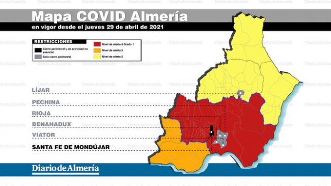 Mapa-COVID-Almeria-vigor-jueves 1569153580 137754077 667x375