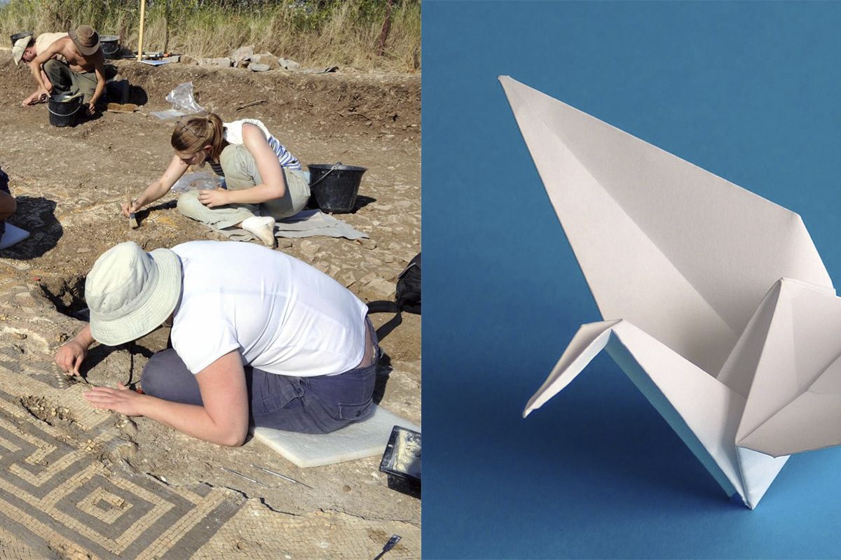 Arqueología y origami