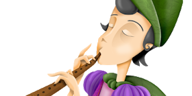 flauta que hacia bailar