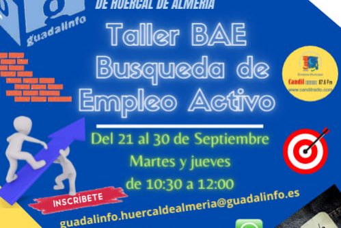 Taller presencial busqueda empleo Guadalinfo Huercal de Almeria