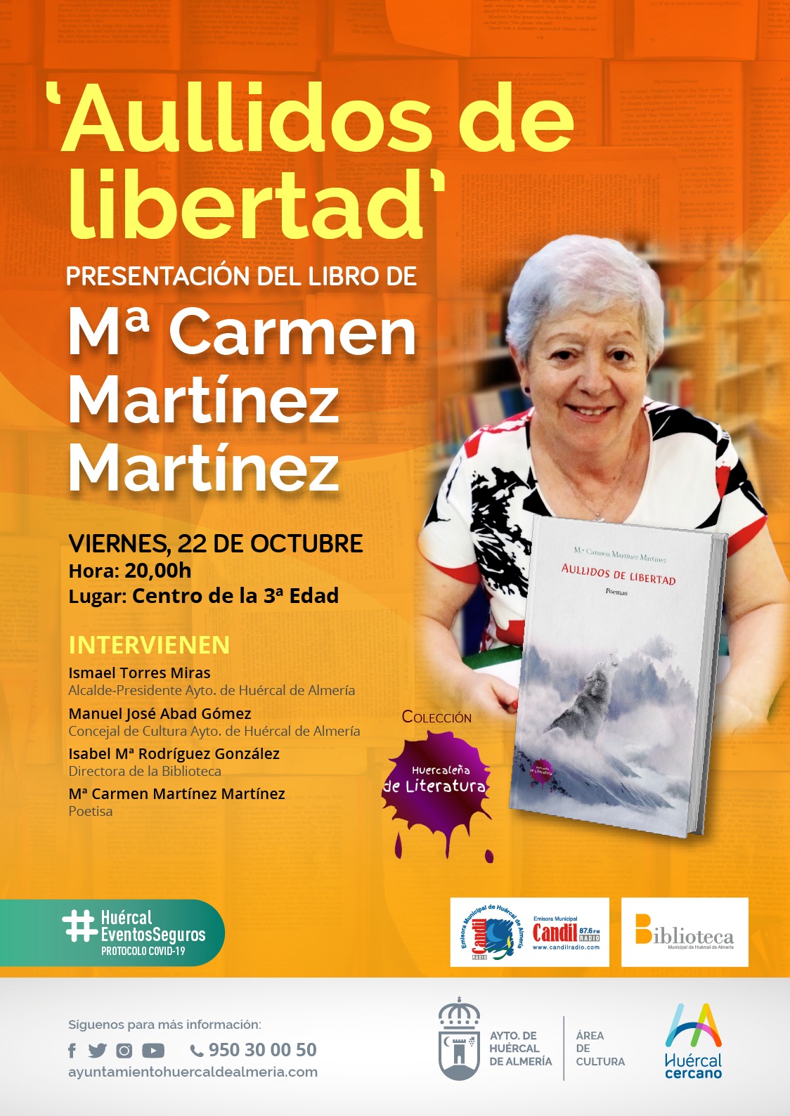 Aullidos de libertad - Presentacion libro de Mari Carmen Martinez Martinez