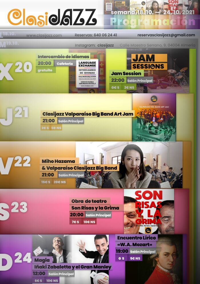 agenda cjazz Agenda Clasijazz