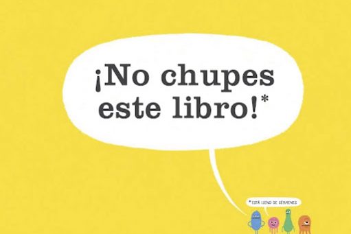 Nos gusta leer con Gema Sirvent. No chupes este libro.