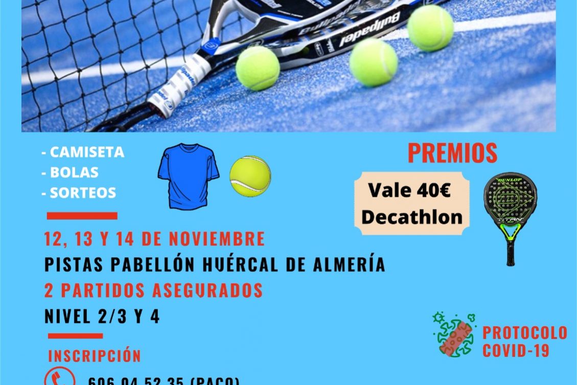 II torneo de pádel Huércal