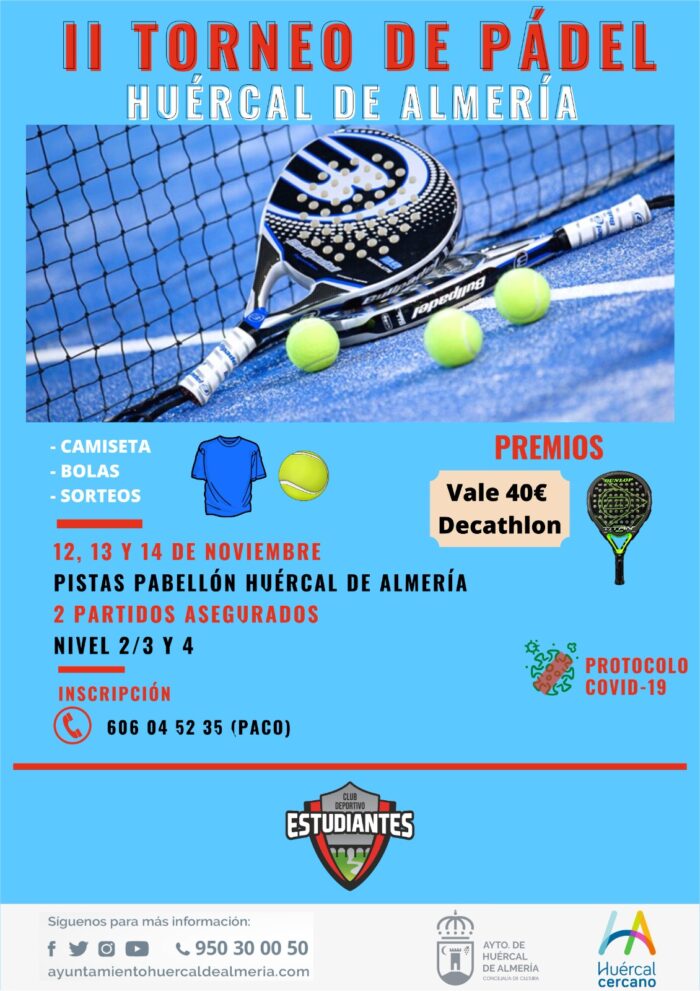 padel huercal II torneo de pádel Huércal