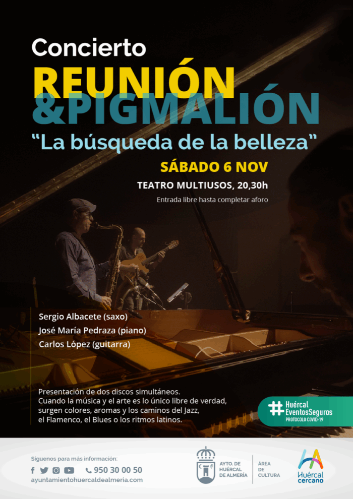 CARTEL A3 Y WEB REUNION&PIGMALION-01 Reunion & Pigmalión en Huércal