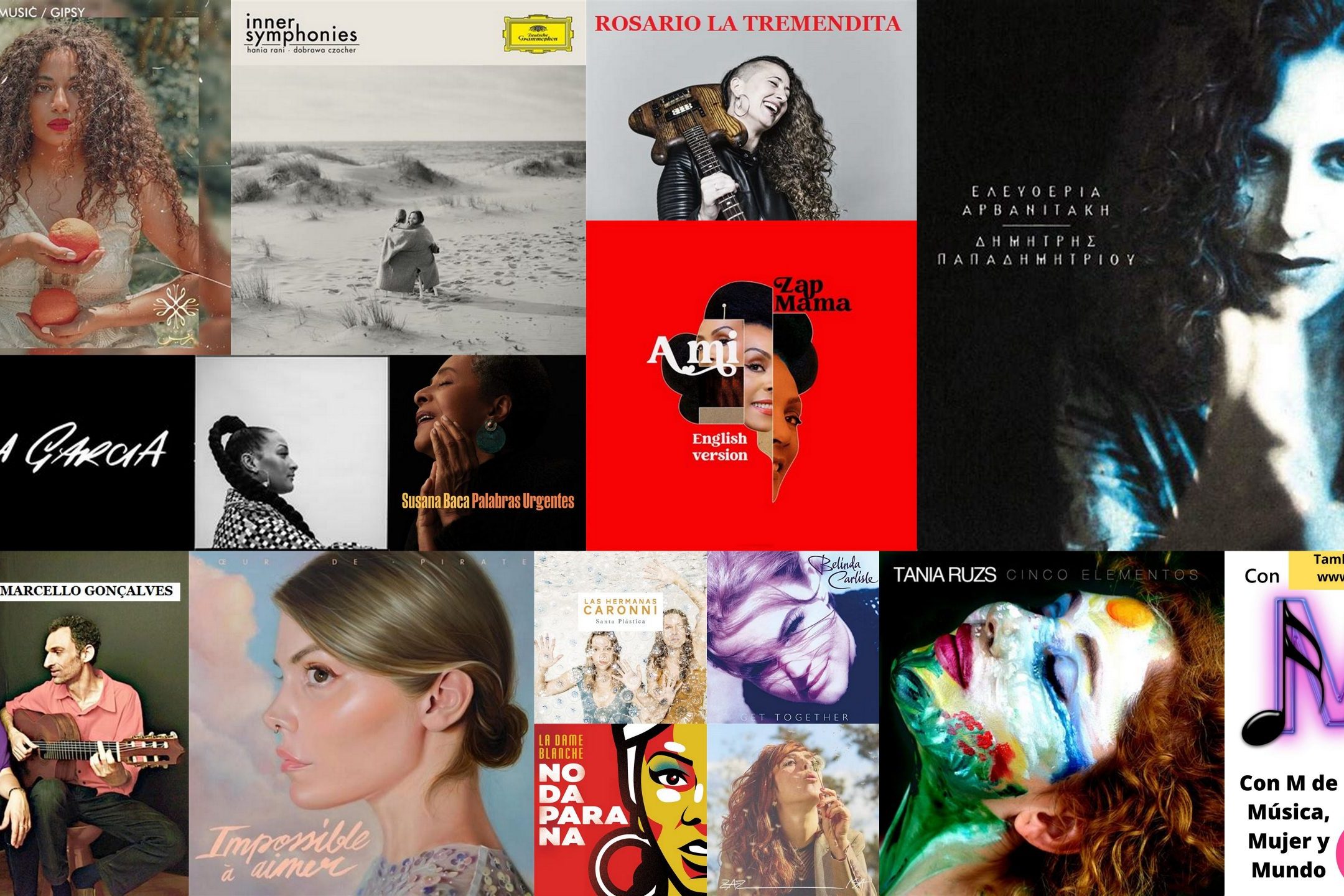 Con M de Musica Mujer y Mundo- Novedades