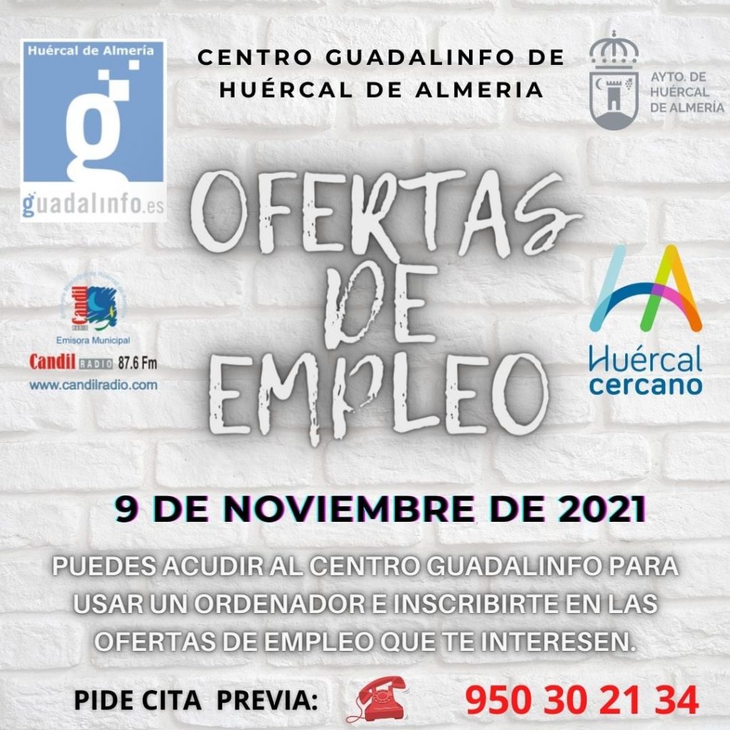 Ofertas de empleo - Guadalinfo - Candil Radio