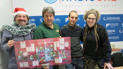 Fran, Moi, Juanjo y Mercedes Radio Ecocampus - Navidad sostenible -2021-12-24