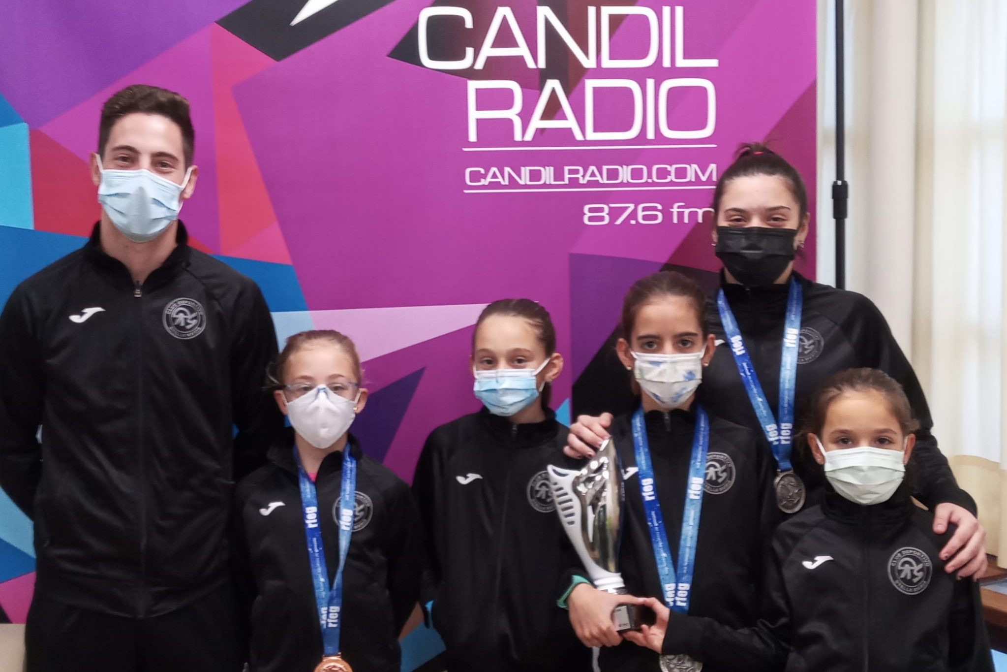 campeonas CAMPEONAS DE GIMNASIA CON CLUB STELLA MARIS ALMERÍA