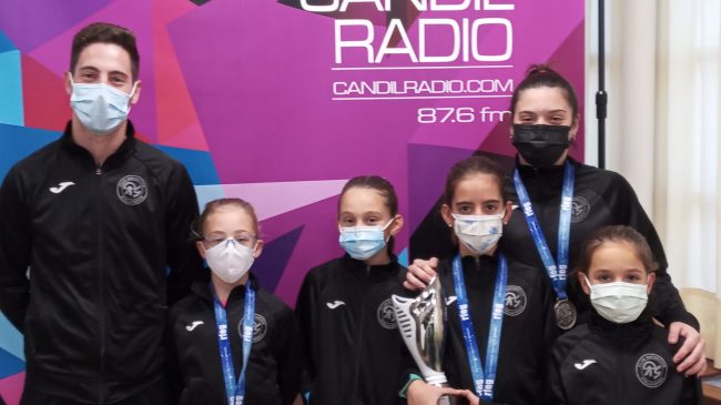 campeonas CAMPEONAS DE GIMNASIA CON CLUB STELLA MARIS ALMERÍA