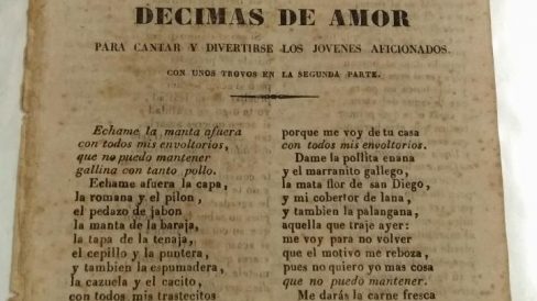 Décimas poéticas con amor en días de radio