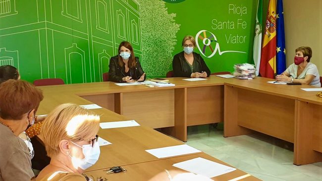 Una de las reuniones con representantes de colectivos de mujeres del Bajo Andarax Terapias Igualdad Mancomunidad Bajo Andarax.