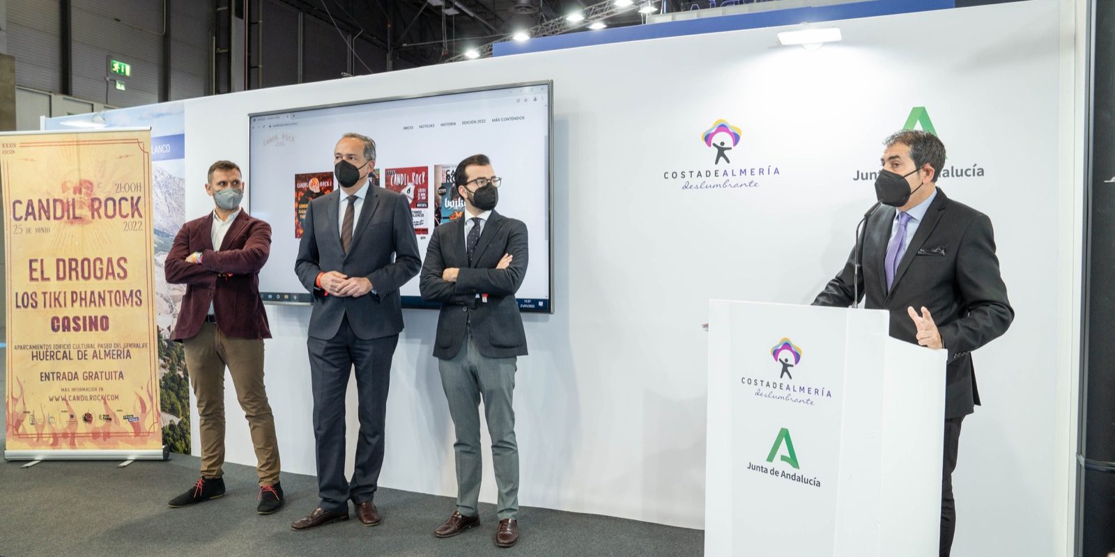 fitur candil rock Huércal en FITUR 22 con CANDIL ROCK.