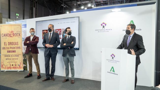 fitur candil rock Huércal en FITUR 22 con CANDIL ROCK.
