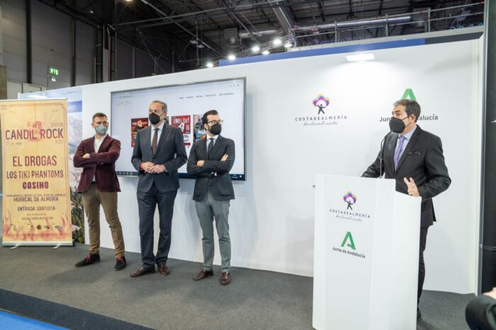 Huércal en FITUR 22 con CANDIL ROCK.