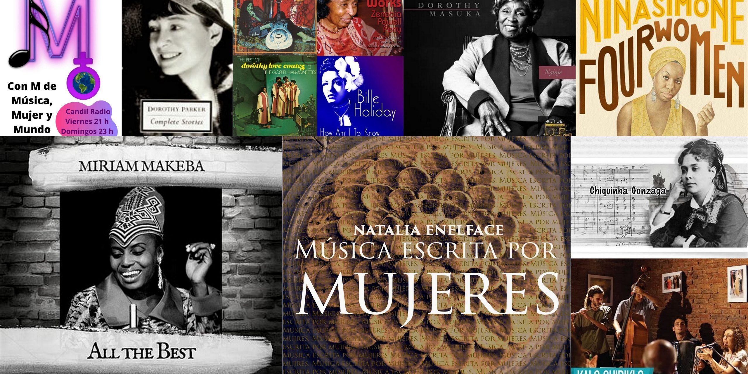 FOTOS CON M 180 MÚSICAS ACTIVISTAS Con M de Mujer y Mundo - Activistas
