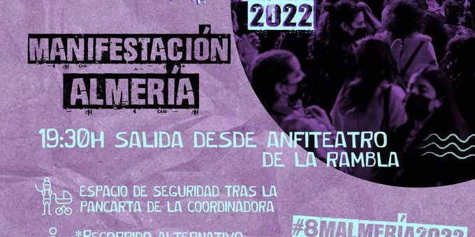 FNT1gyDWUAAs7c6 8M con orgullo y en feminista almería