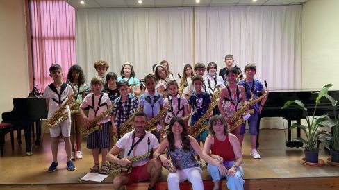 audición de saxofón- ies alborán