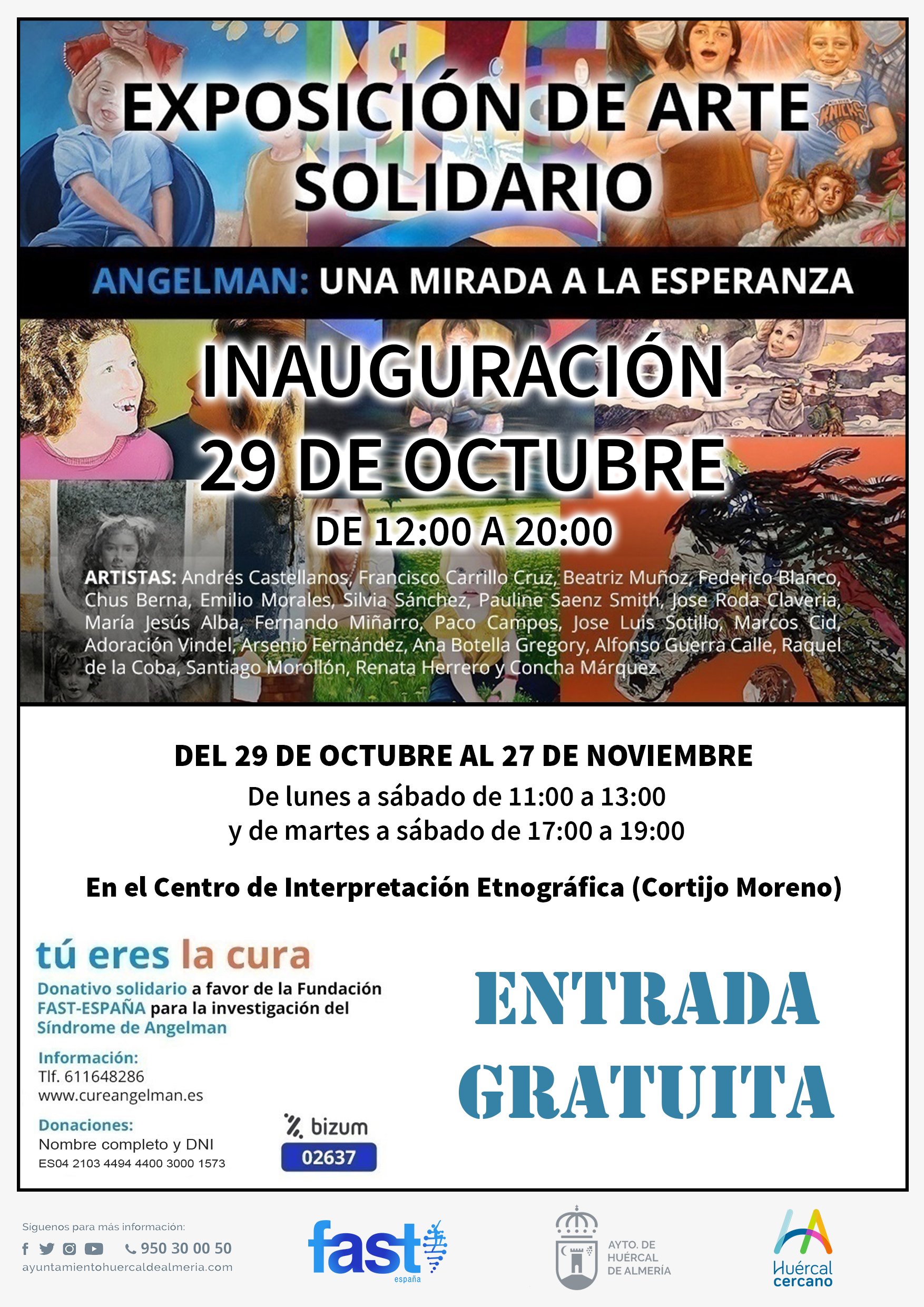 Exposicion Pintura solidaria cortijo Moreno