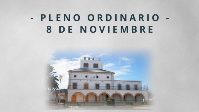 Pleno 8 de Noviembre miniatura Miniatura Pleno Ordinario del 8 de Noviembre de 2022 2022-11-08