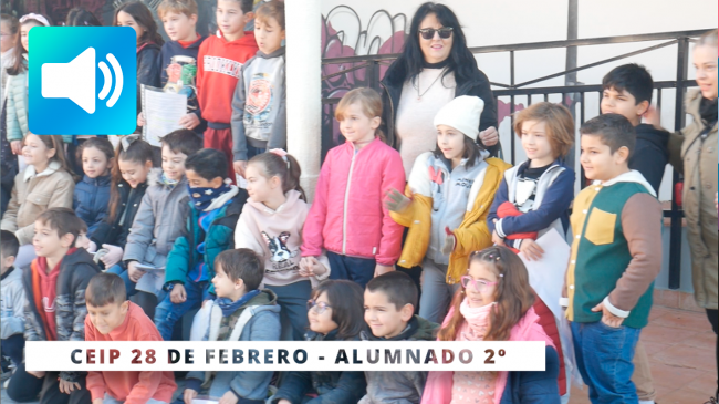 AUDIOTHUMBNAIL – CEIP 28 DE FEBRERO 2º Miniatura de Audio de CEIP 28 de Febrero Alumnado 2º 2023-01-31