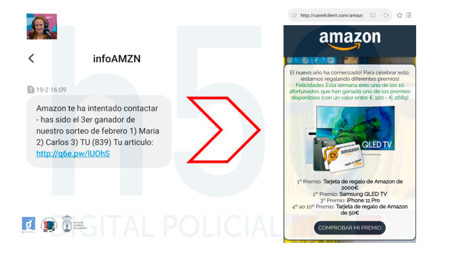 estafa premio amazon