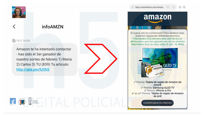 estafa premio amazon