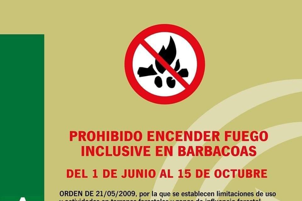 prohibido encender fuegos