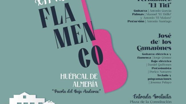 Cartel Flamenco 2023 Flamenco 2023 Huercal de añlmeria