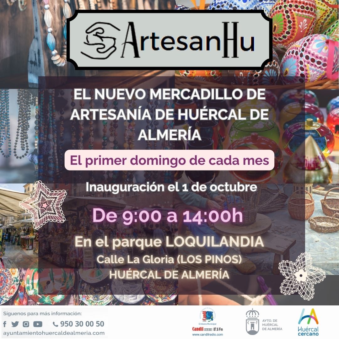 Mercado artesania huercal 2023