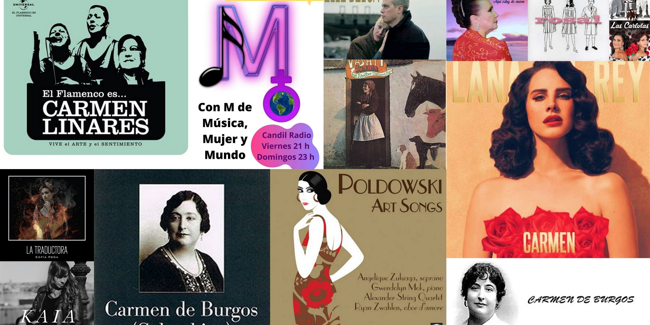 FOTOS CON M 248 CARMEN DE BURGOS Con M de Mujer y Mundo - Carmen de Burgos