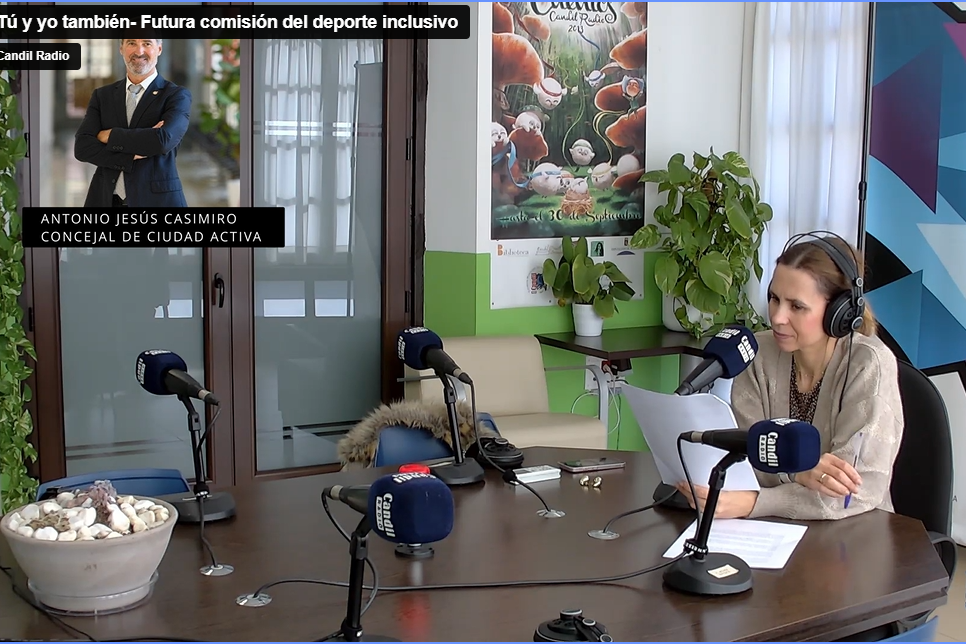 Video: Tu y yo Tambien con Antonio Jesus Casimiro Concejal de Ciudad Activa de Almería con Rocío GuillenVideo: Tu y yo Tambien con Antonio Jesus Casimiro Concejal de Ciudad Activa de Almería con Rocío Guillen