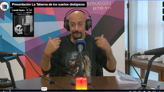 La taberna de los sueños distopicos Abrimos “La Taberna de los Sueños Distópicos: Cuentos de Terror y Cerveza”, con Antonio J. López Alarcón + Mar Contreras y Almécija, en Días de Radio.