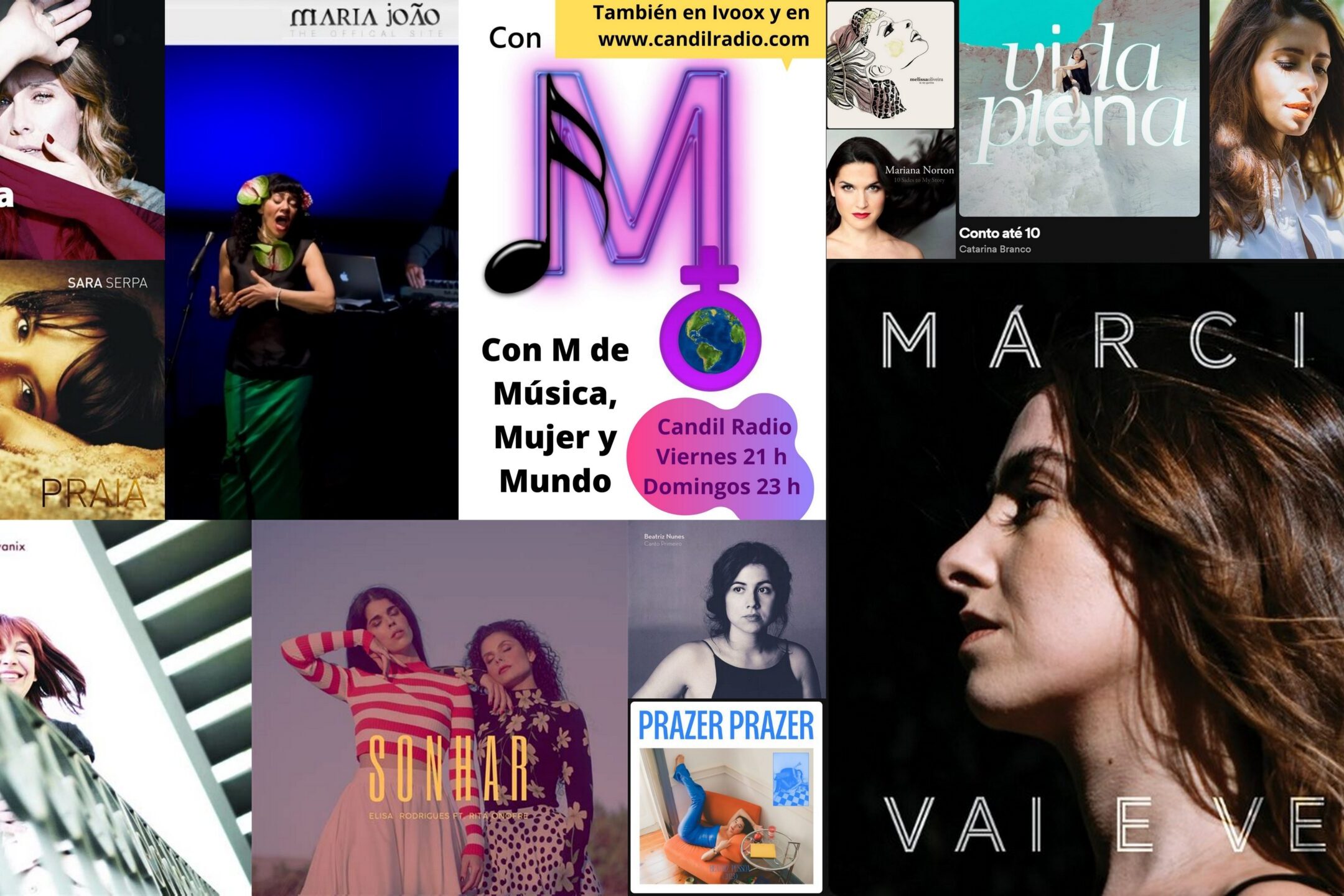 FOTOS CON M 259 PORTUGAL Como he pasado unos días navideños en familia en Oporto y Lisboa, quería compartir en este ducentésimo quincuagésimo noveno programa músicas portuguesas. Hace bastante tiempo, en el programa 89, escuchamos a mujeres que cantaban música popular portuguesa y fado, pero hoy este programa va a ser de jazz femenino en portugués.