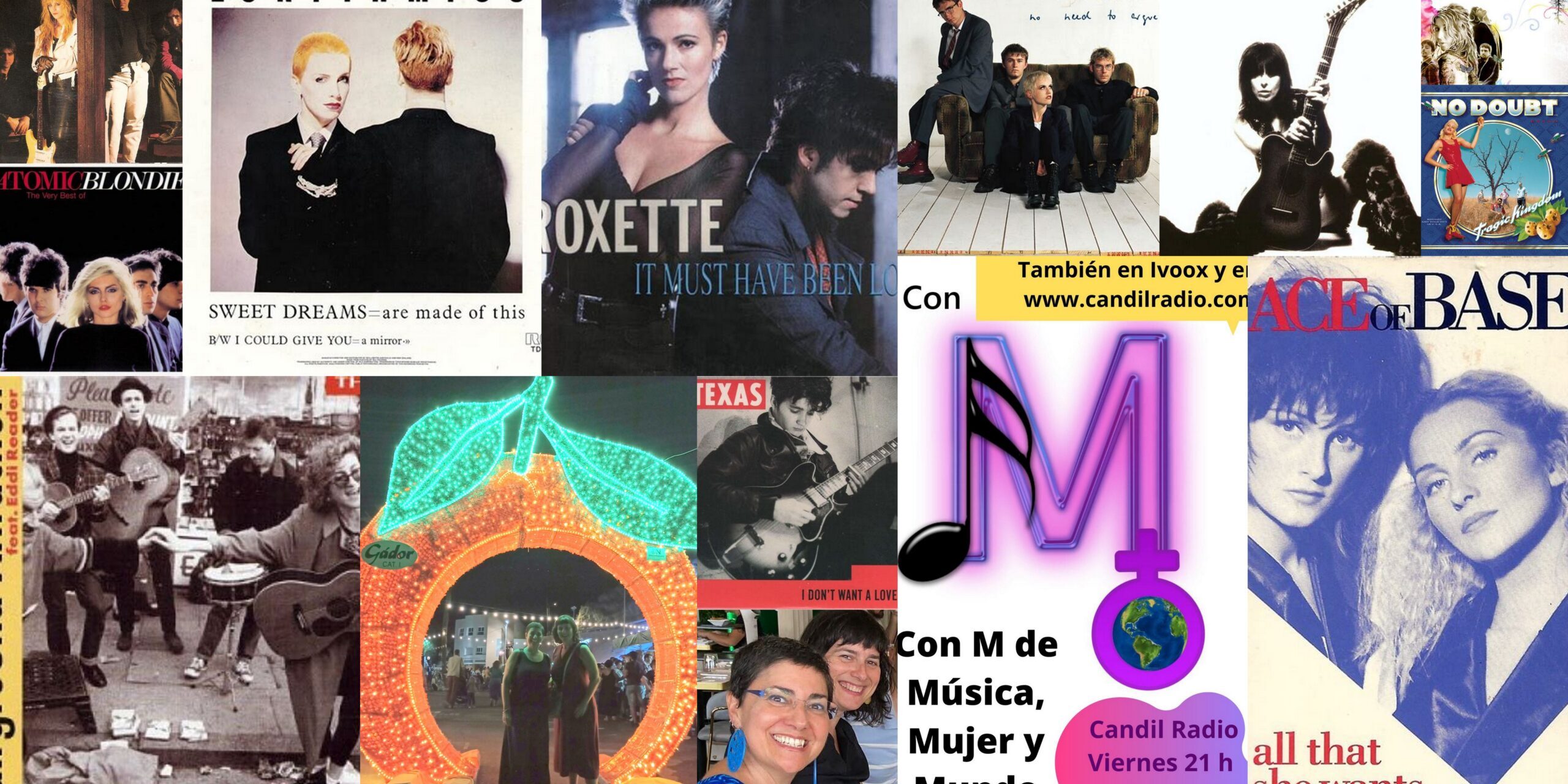 FOTOS CON M 261 BANDAS LIDERES POR MUJERES En este ducentésimo sexagésimo primer programa vuelvo a estar acompañada por mi querida y admirada Mª Carmen García. El verano pasado, me propuso que hiciera un Con M sobre bandas lideradas por mujeres y me encantó la idea, pero le dije que lo haría si ella venía a grabar conmigo.