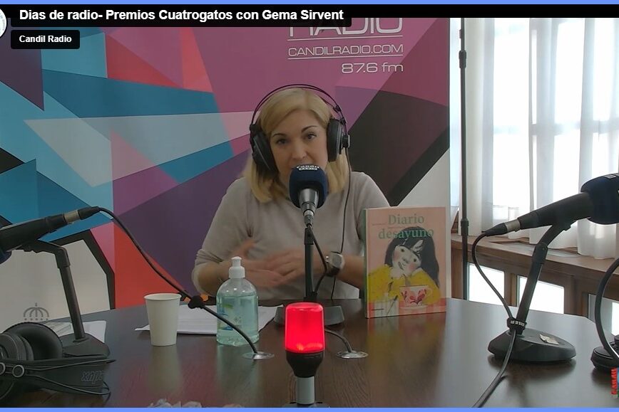 Nos gusta leer, con Gema Sirvent & Libre Albedrío… Premios Fundación Cuatrogatos + Almécija, en Días de Radio.