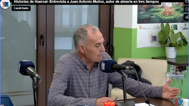Entrevista a Juan Antonio Muñoz, autor de Almería en tres tiempos