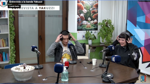 Yakuzzi Sumergidos en YAKUZZÏ… Avanzando «Santa Muerte», con Chola + Kami y Almécija, en Días de Radio.