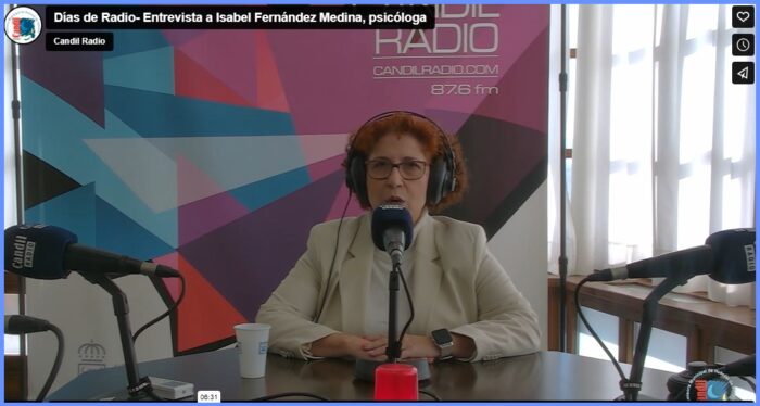Isabel Medina – Psicologa Isabel Fernández Medina: «Me interesan las Personas», desde la Sociedad Andaluza de PSICOLOGÍA en ACCIÓN, con Almécija en Días de Radio.