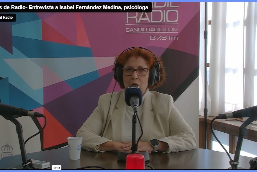 Isabel Fernández Medina: «Me interesan las Personas», desde la Sociedad Andaluza de PSICOLOGÍA en ACCIÓN, con Almécija en Días de Radio.