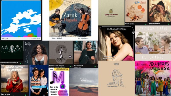 Hoy celebramos el día internacional de la mujer con nuestro ducentésimo sexagésimo séptimo programa y lo vamos a hacer con músicas de mujeres del mundo. Desde nuestro primer programa hemos reivindicado la igualdad y la creatividad musical de las mujeres, silenciada durante muchos siglos, así que hoy no iba a ser diferente. Comenzaremos el viaje en nuestro país, pasando por diferentes comunidades, después viajaremos a la Italia del pasado para recuperar la figura de la compositora de música clásica Barbara Strozzi, para continuar por Bélgica, Argentina, Brasil, Guatemala, Alemania, Noruega, el Sáhara o Turquía. Disfrutad del viaje.